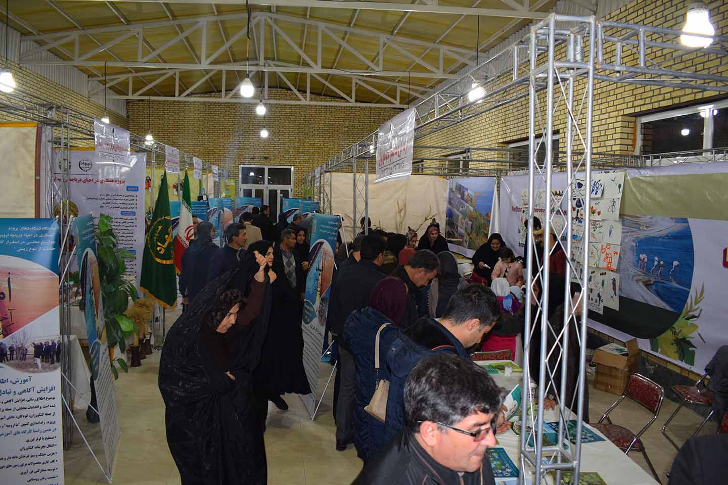 Exhibition of local community participation in lake Urmia restoration project